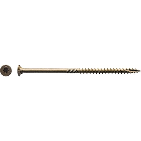 Big Timber No. 10 x 4 In. Bronze Flat Head Wood Screw, 240PK 5BTX104